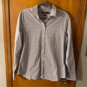 Ralph Lauren Black Label Paisley Stretch Button Down RUNS SMALL